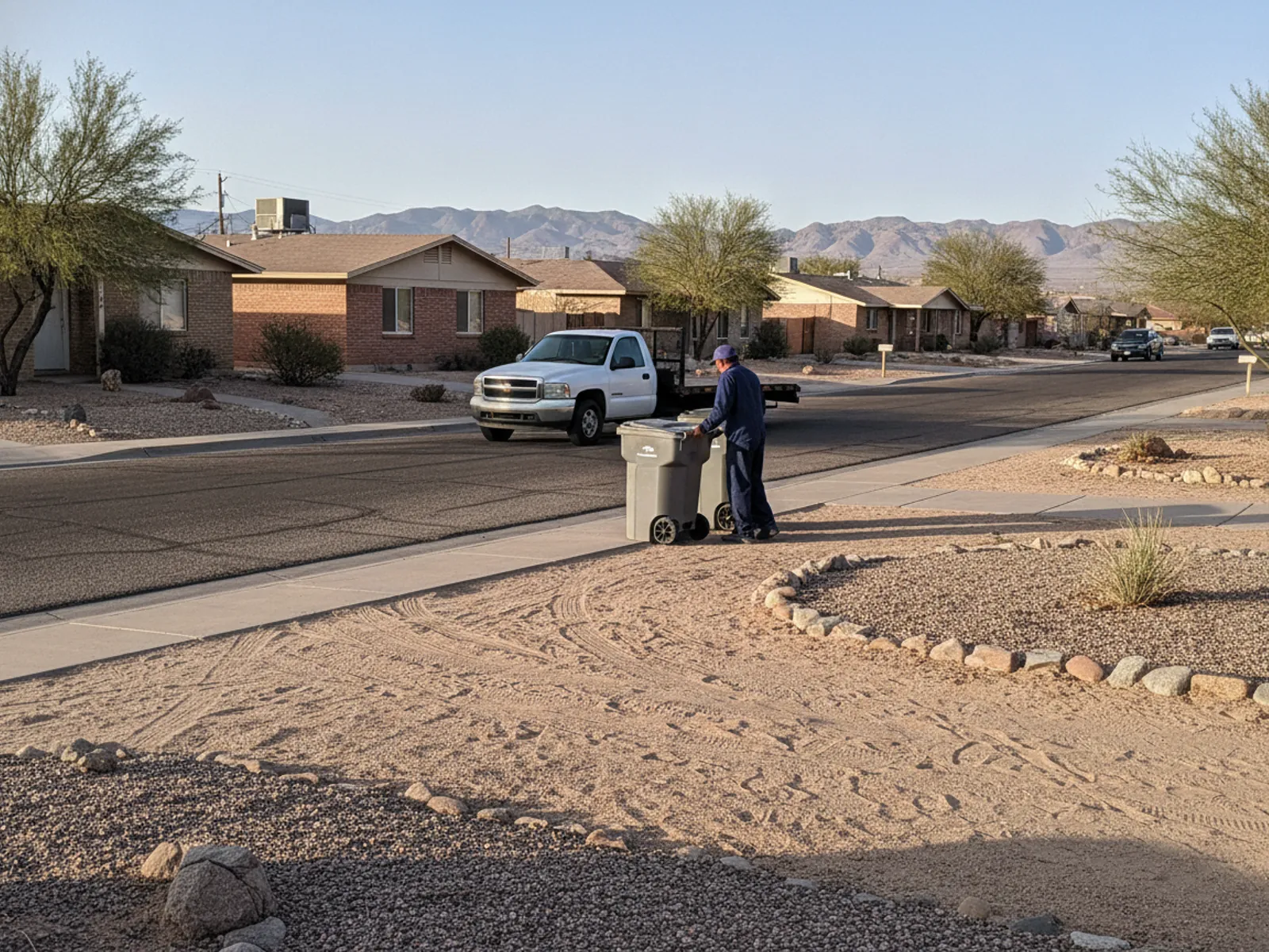 Curbside junk and waste collection in Horizon City, TX